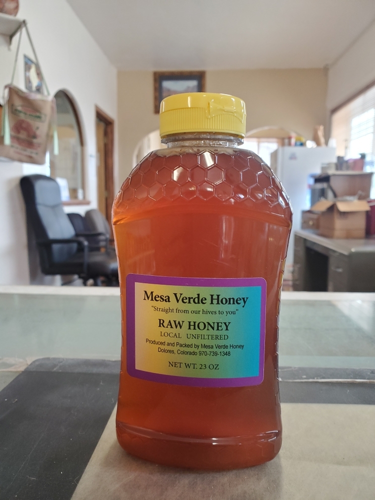 23oz Local unfiltered raw honey