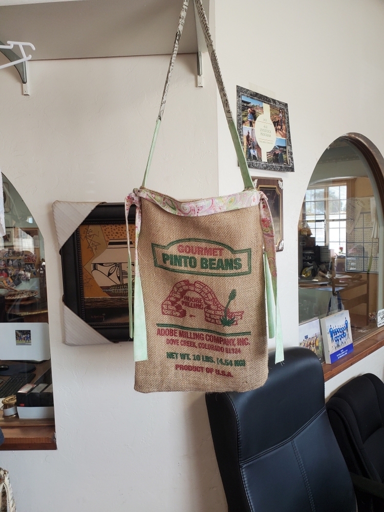 Burlap Hand Bags